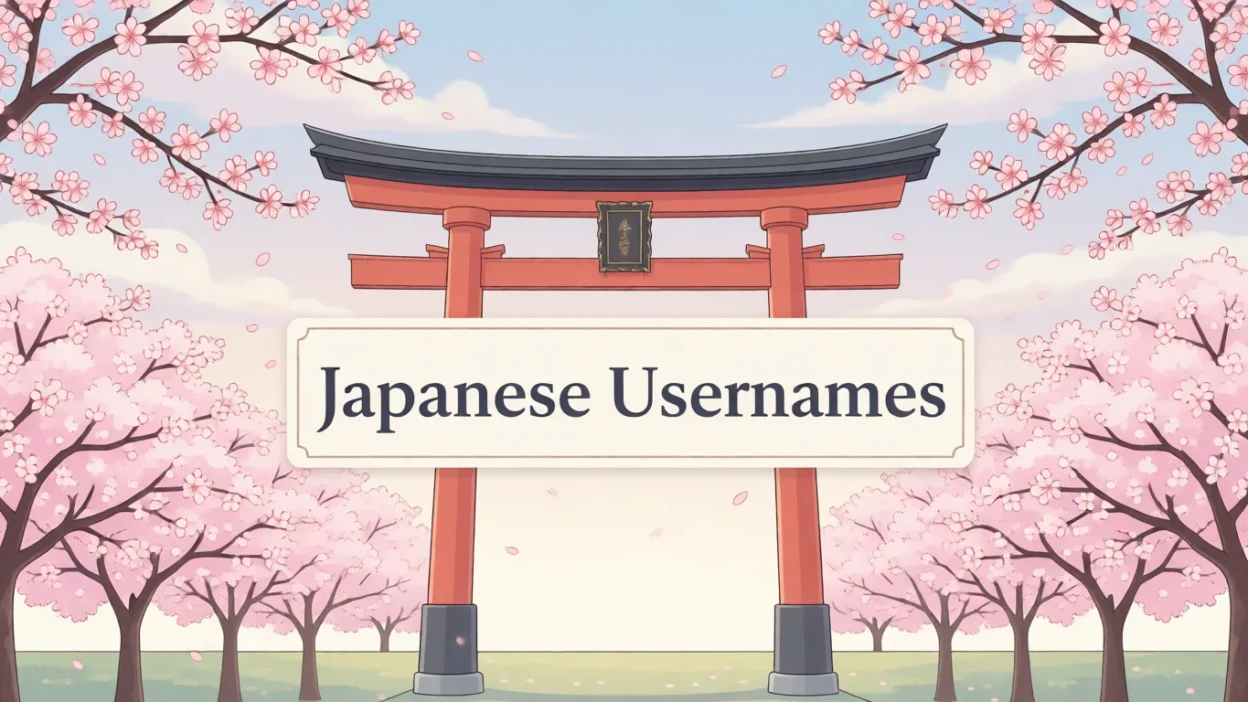 501+ Japanese Usernames