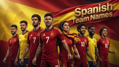 501+ Spanish Team Names