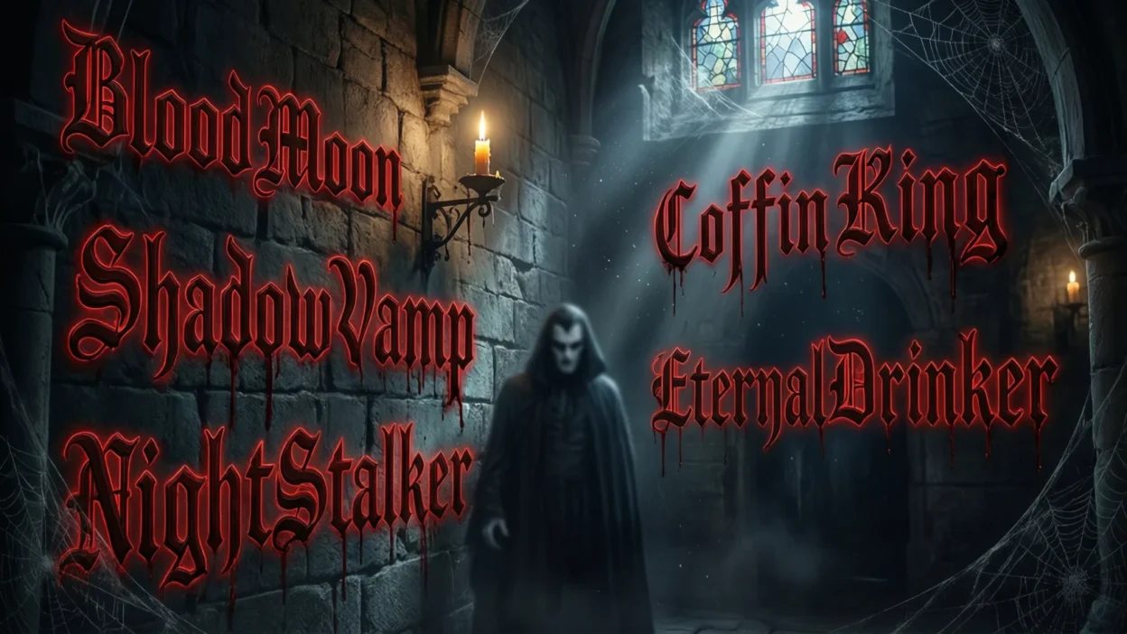 501+ Vampire Usernames