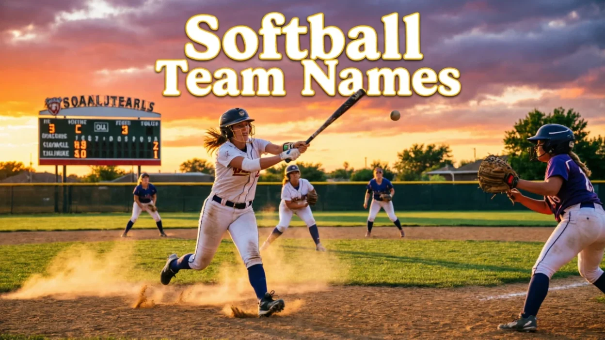 501+ Softball Team Names