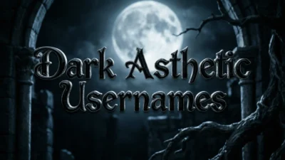 501+ Dark Aesthetic Usernames