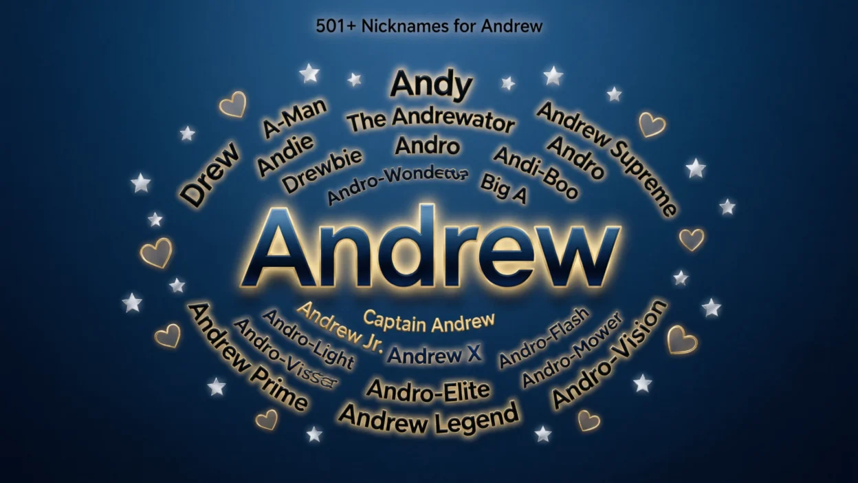 501+ Nicknames for Andrew