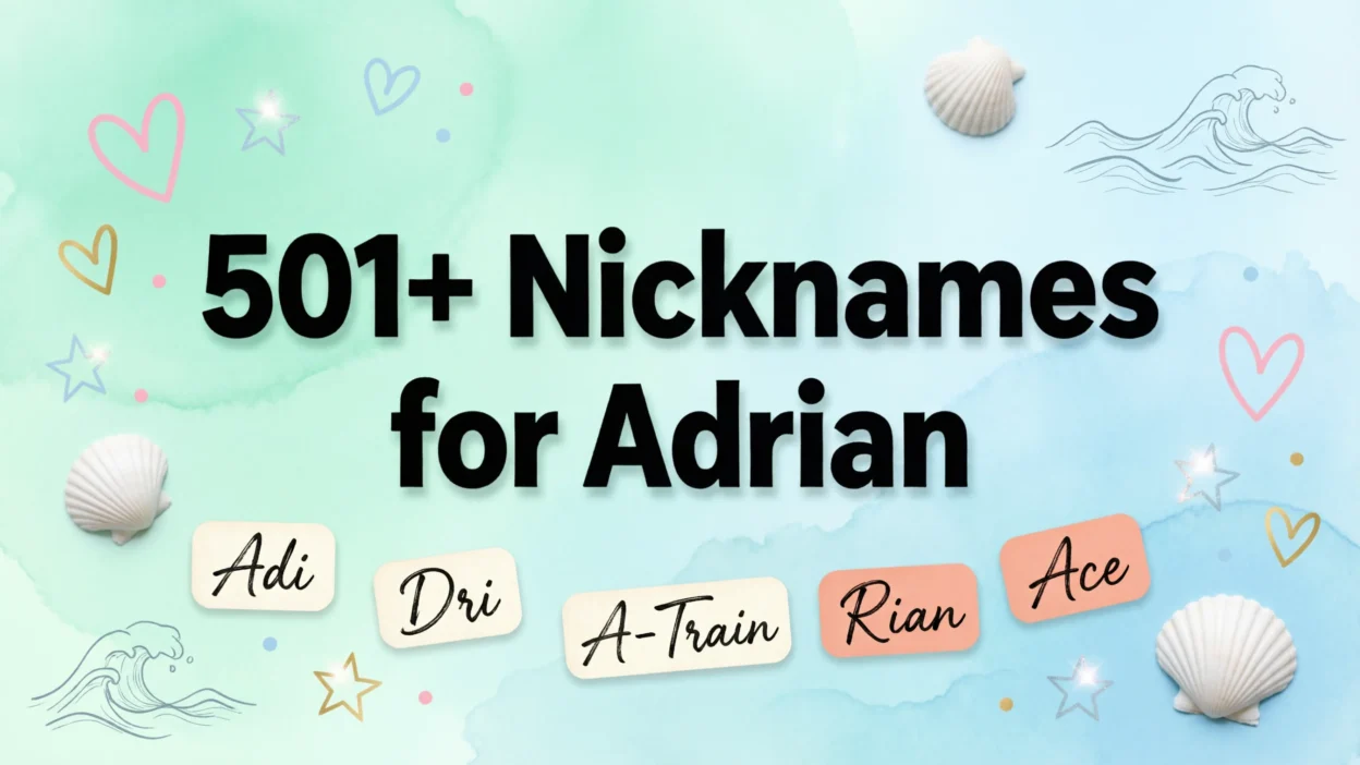 501+ Nicknames for Adrian