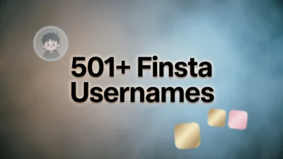 501+ Finsta Usernames