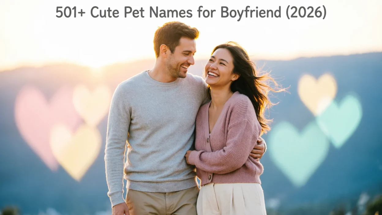 501+ Cute Pet Names for Boyfriend