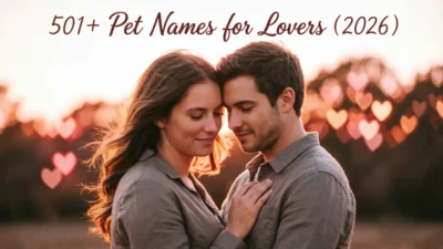 501+ Pet Names for Lovers