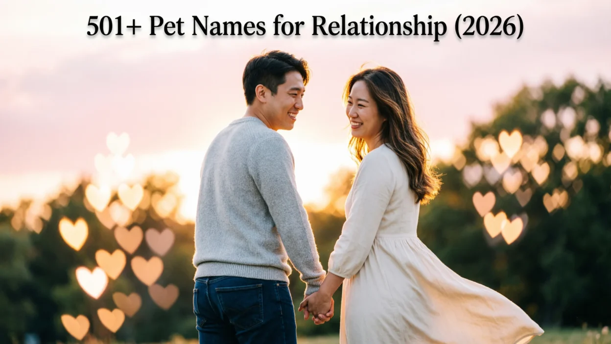 501+ Pet Names for Relationship