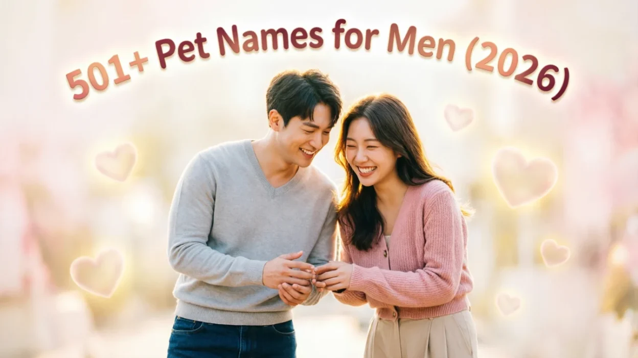 501+ Pet Names for Men