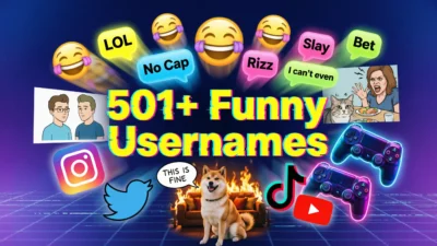 501+ Funny Usernames