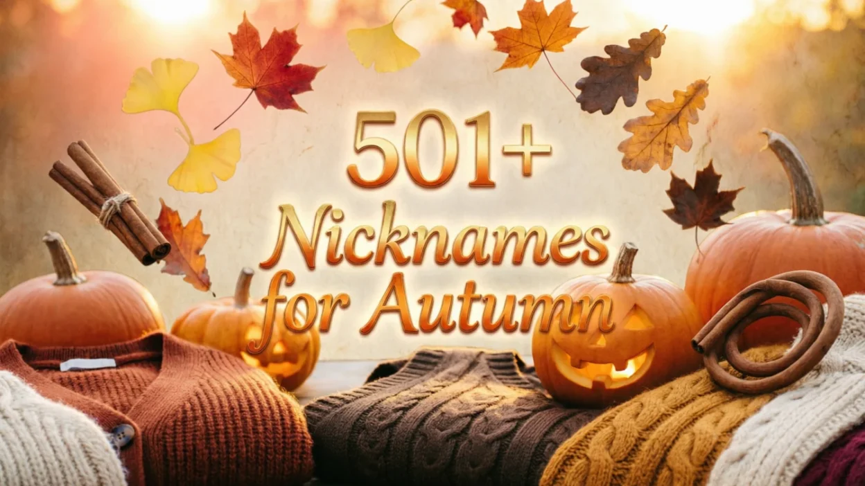 501+ Nicknames for Autumn