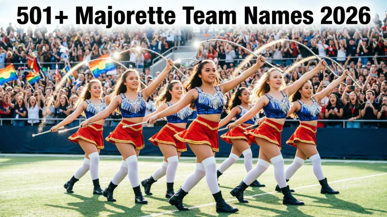 501+ Majorette Team Names