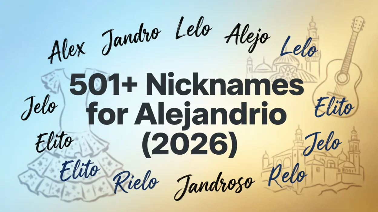 501+ Nicknames for Alejandro