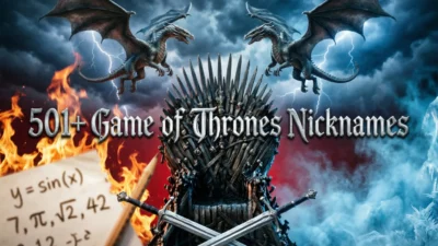 501+ Game of Thrones Nicknames