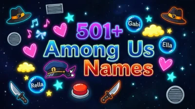 501+ Among Us Names