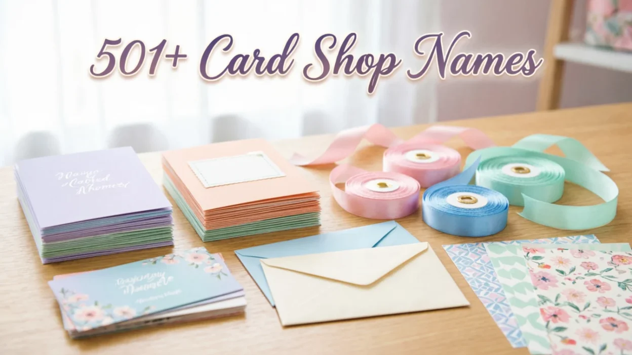 501+ Card Shop Names