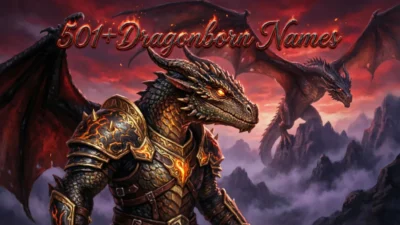 501+ Dragonborn Names