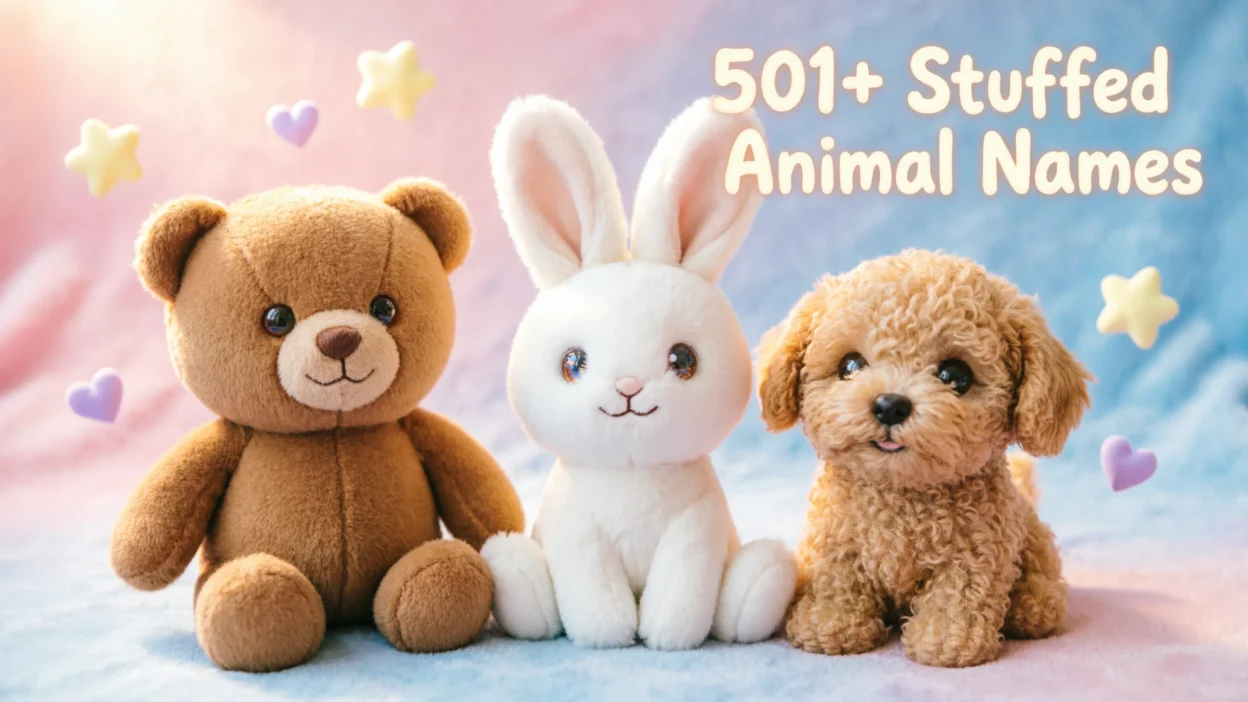 501+ Stuffed Animal Names