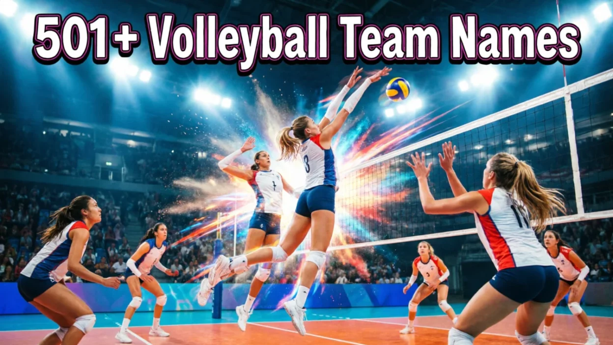 501+ Volleyball Team Names