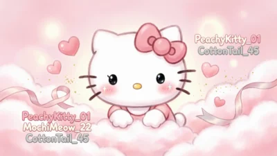 501+ Hello Kitty Usernames