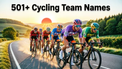 501+ Cycling Team Names