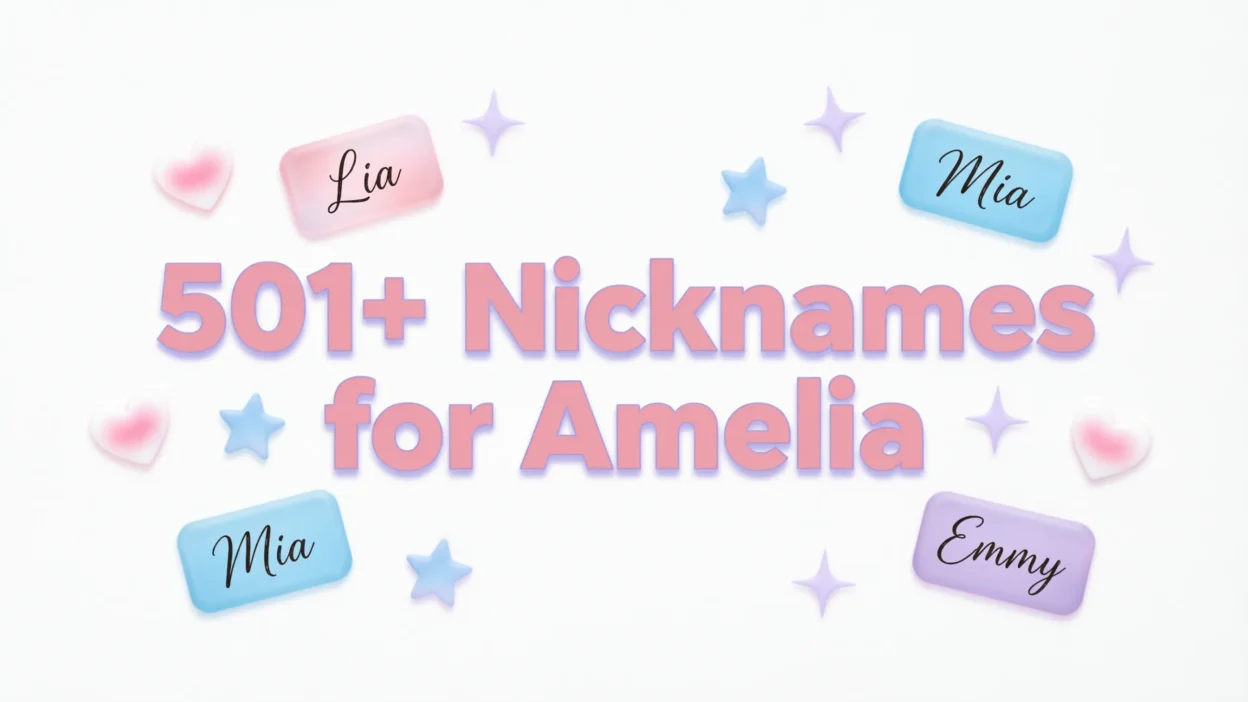 501+ Nicknames for Amelia