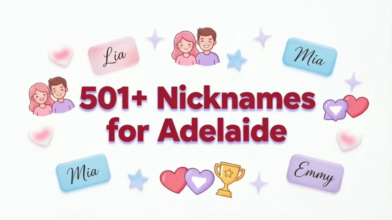 501+ Nicknames for Adelaide