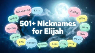 501+ Nicknames for Elijah