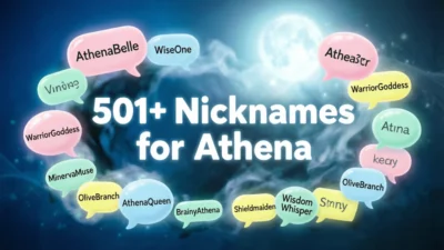 501+ Nicknames for Athena