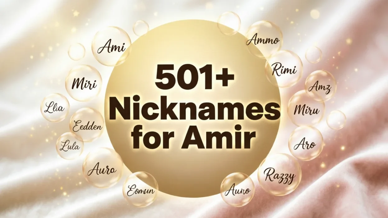 501+ Nicknames for Amir