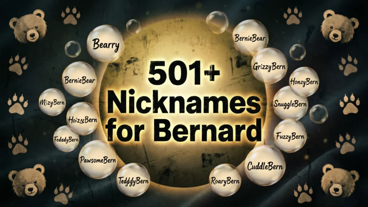 501+ Nicknames for Bernard