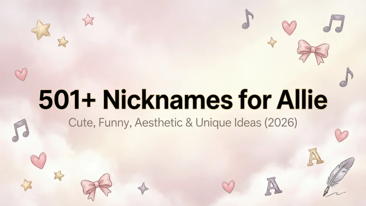 501+ Nicknames for Allie