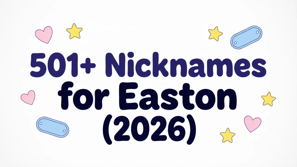 501+ Nicknames for Easton