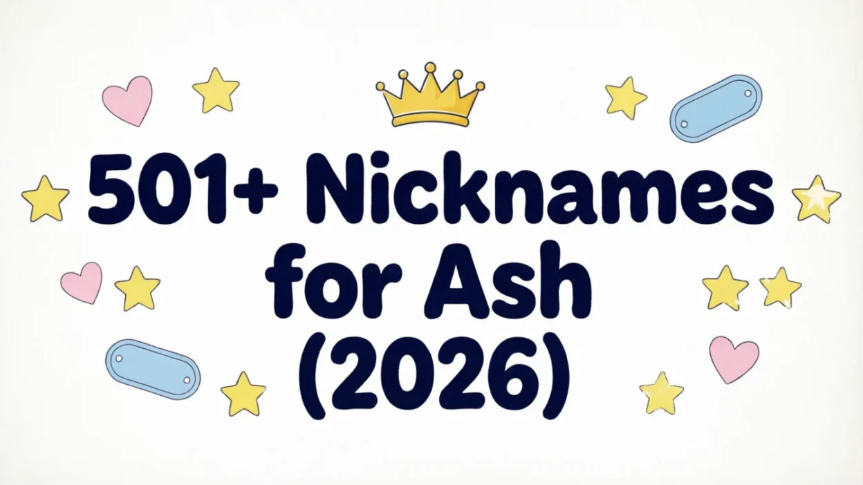 501+ Nicknames for Ash