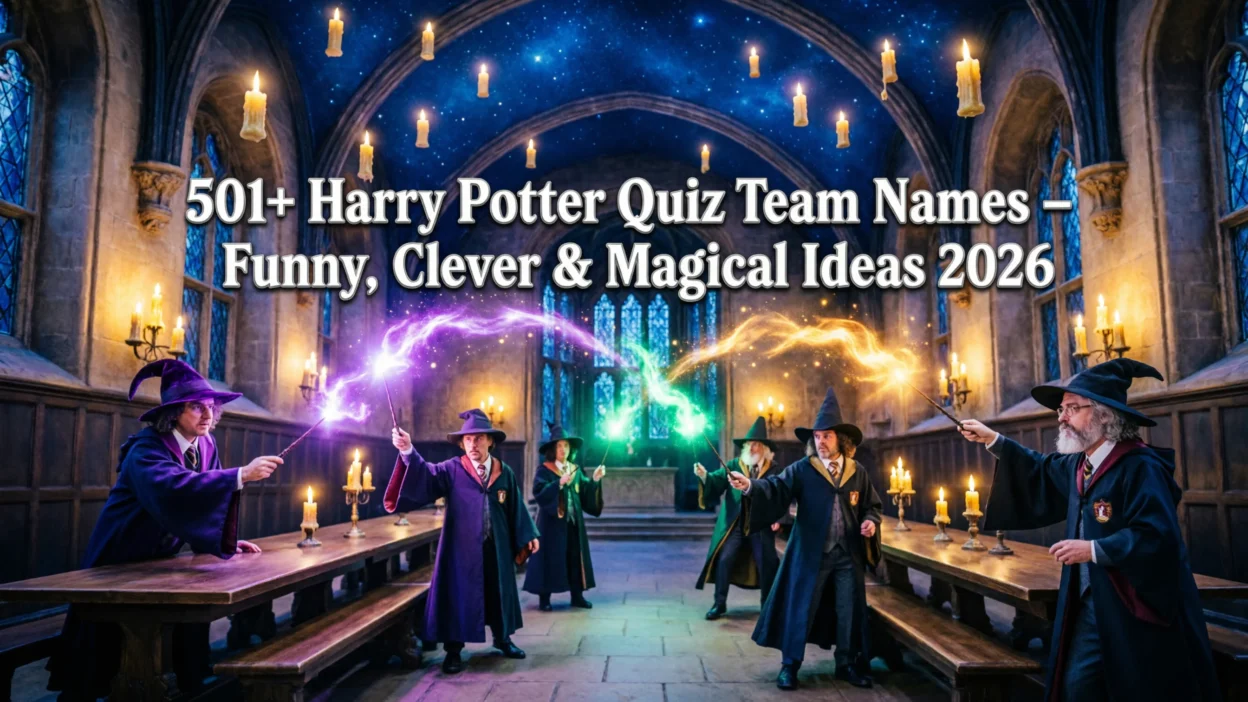 501+ Harry Potter Quiz Team Names