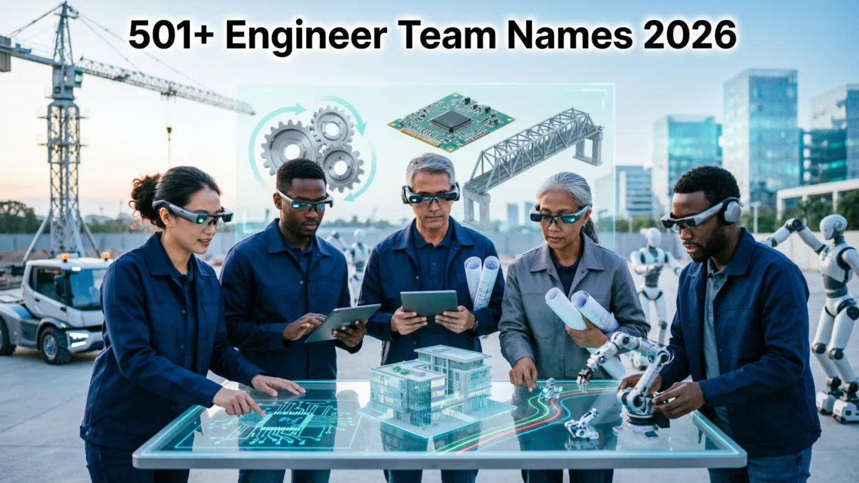 501+ Engineer Team Names