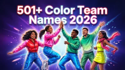 501+ Color Team Names