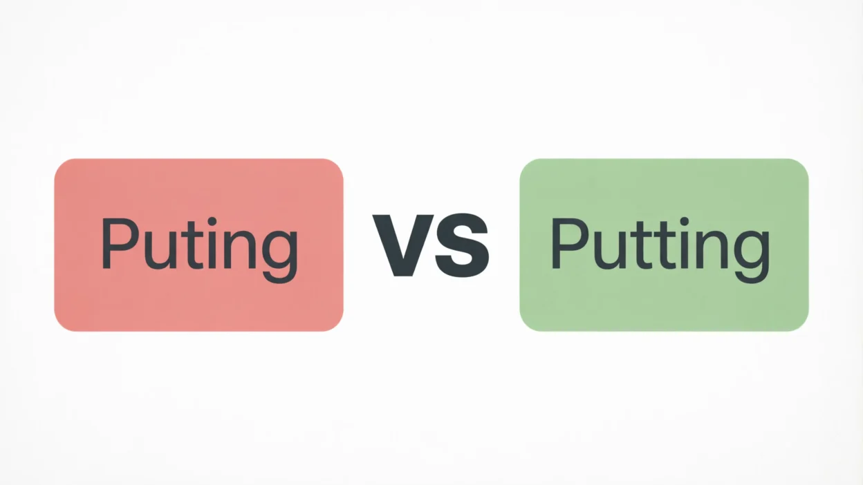 Puting vs Putting