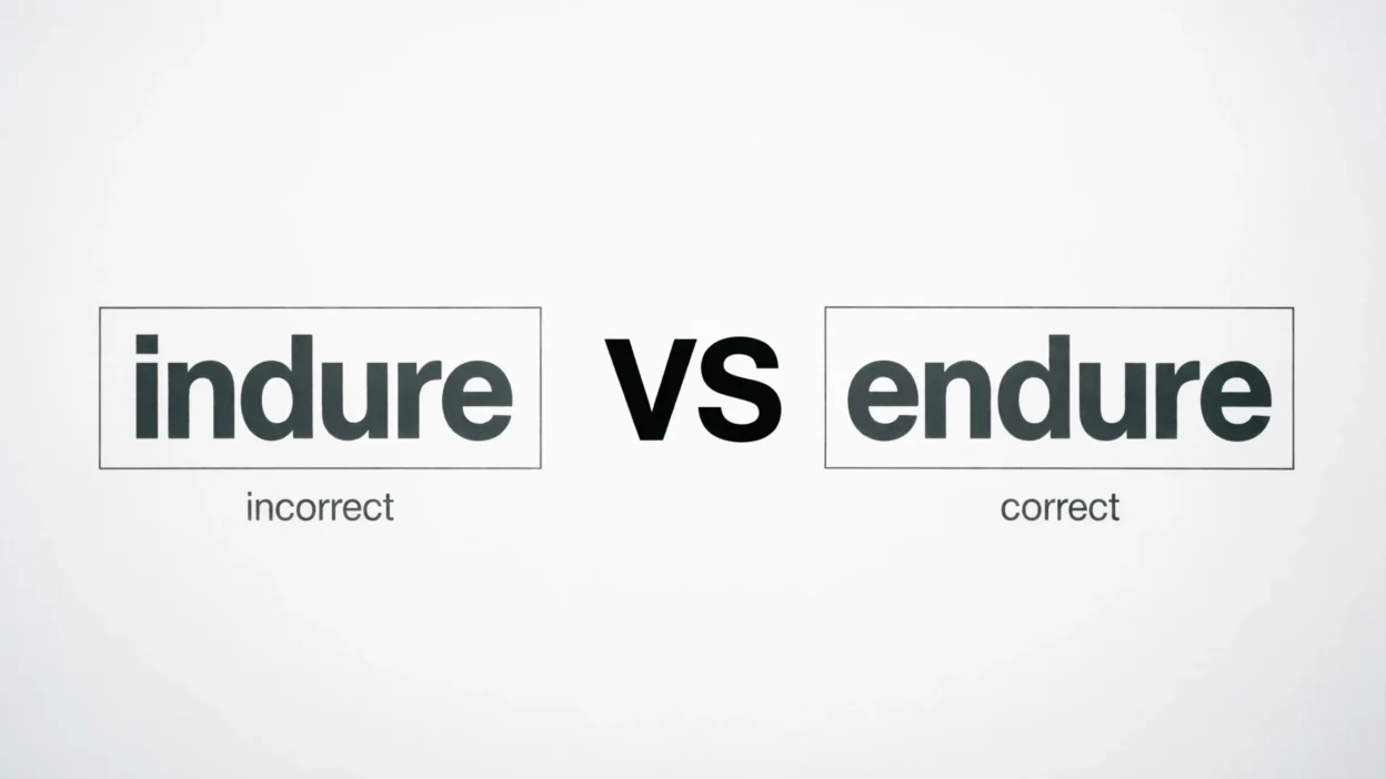 Indure vs Endure