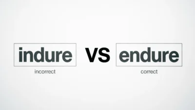 Indure vs Endure