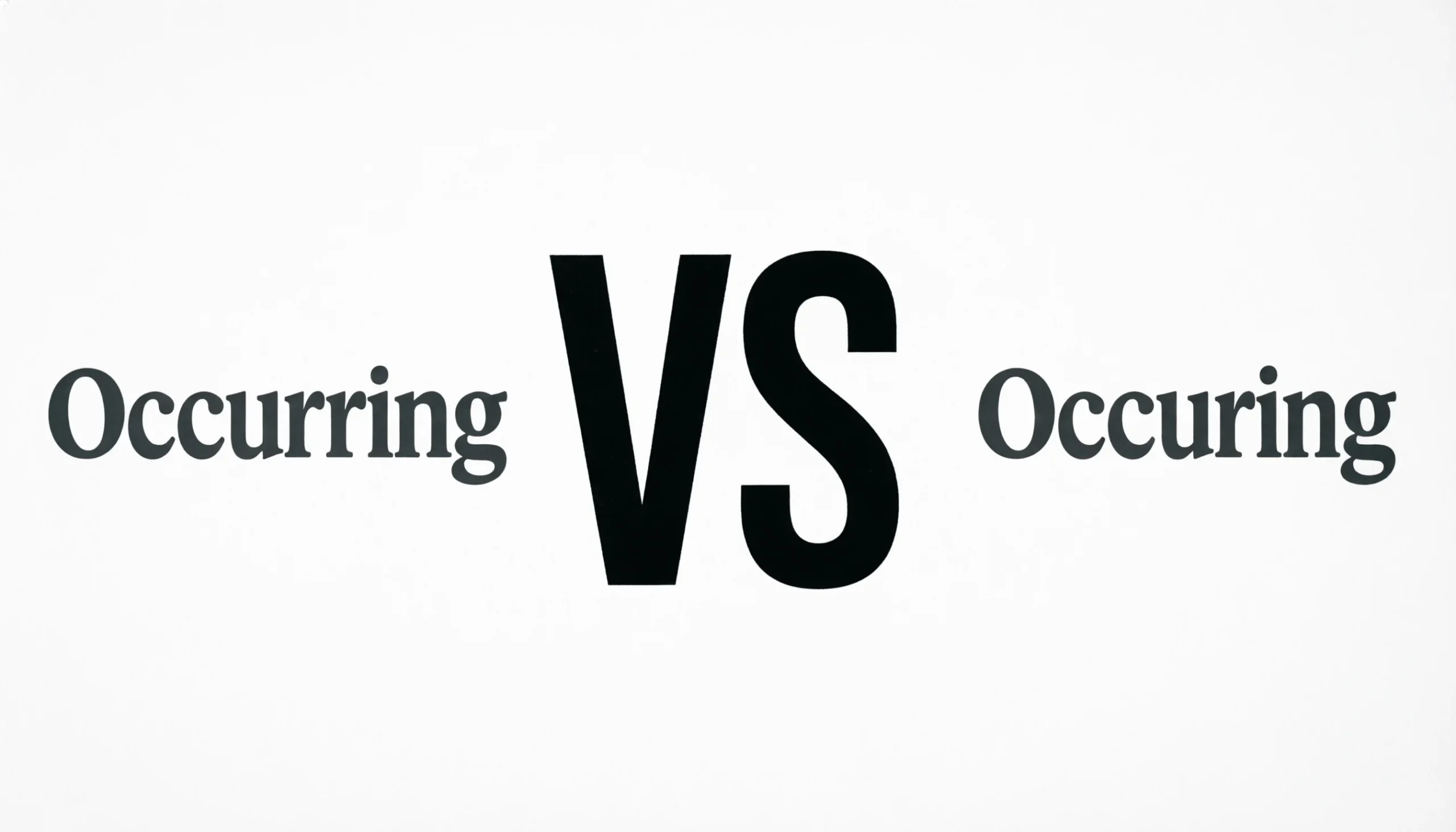Occurring vs Occuring: The Correct Spelling (And Why It Matters in 2026)