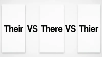 Thier vs Their vs There