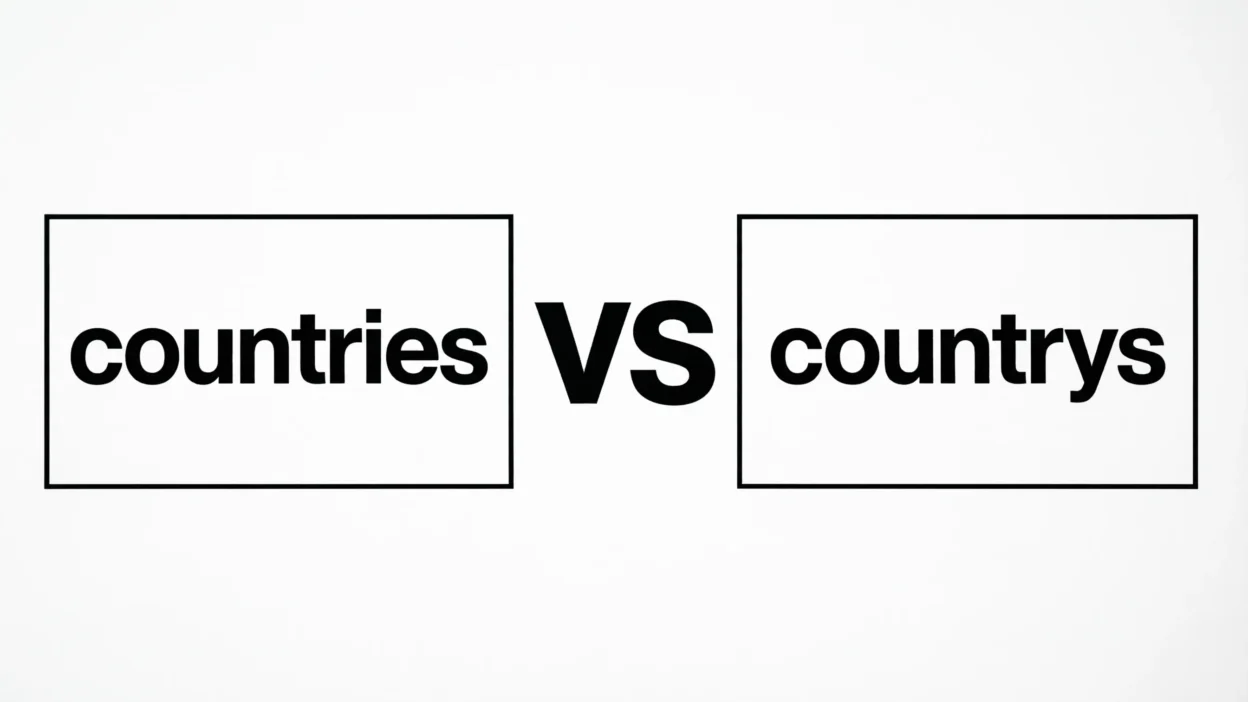 Countrys vs Countries