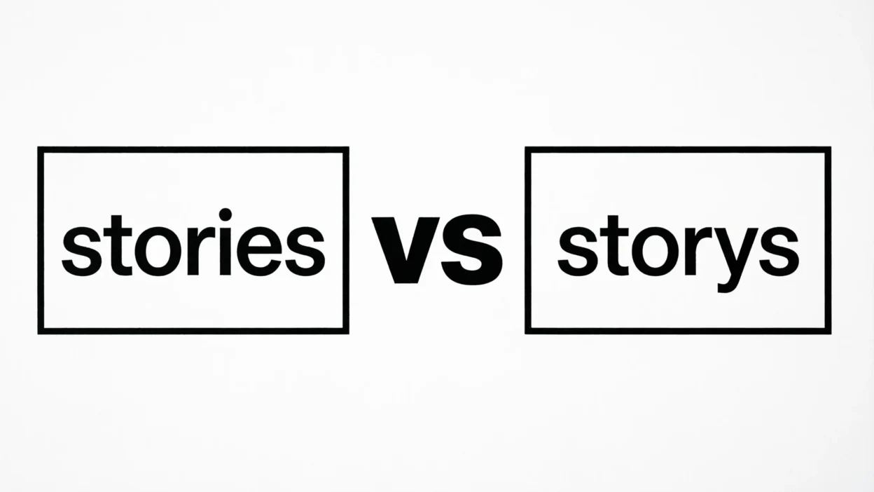 Storys or Stories