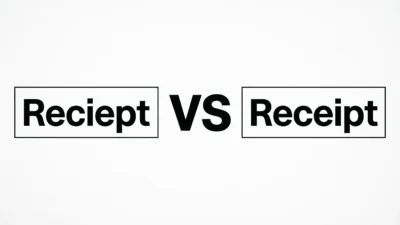 Receipt or Reciept