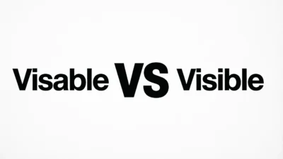 Visible or Visable