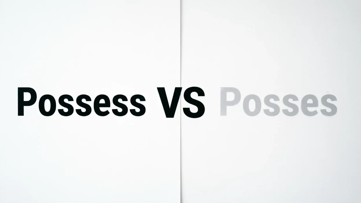 Possess vs Posses