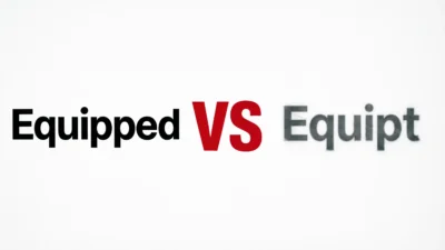 Equipt vs Equipped