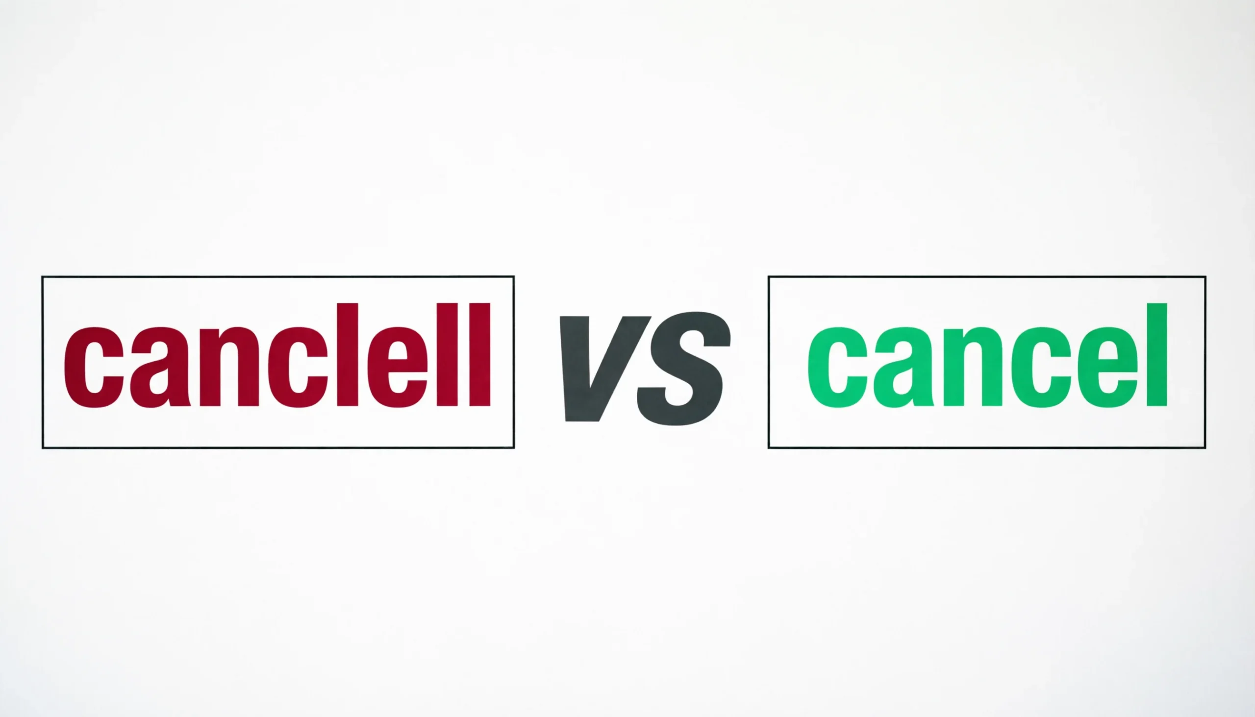 Cancell vs Cancel: Which Spelling Is Correct? (Complete Guide You Need ...