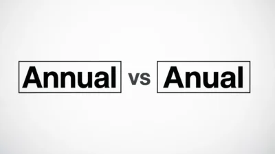 Annual vs Anual