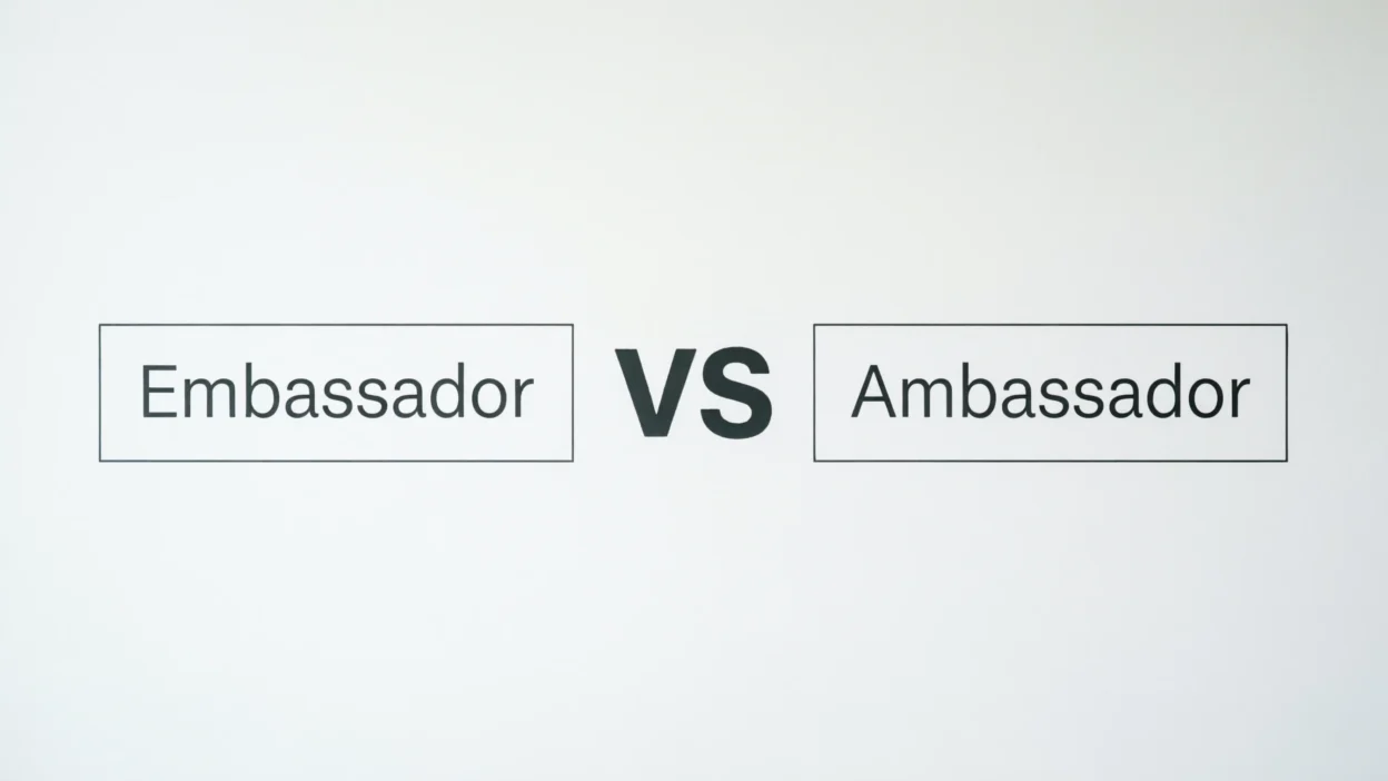 Embassador vs Ambassador